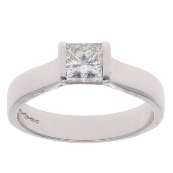 Platinum 0.56ct Diamond Solitaire Ring