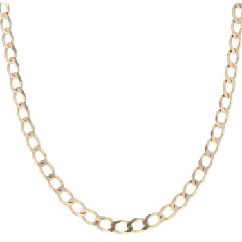 9ct Yellow Gold Curb Chain 24"