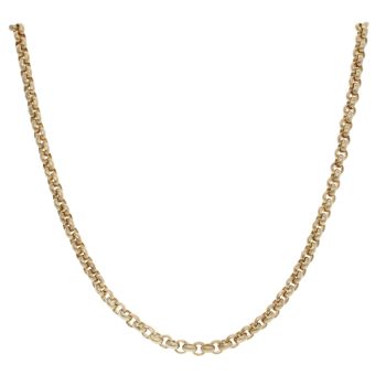 9ct Yellow Gold Belcher Chain 22"