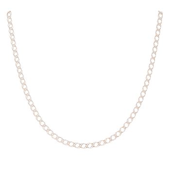 9ct Yellow Gold Double Curb Chain 16"