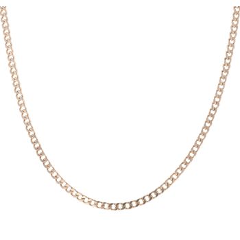 9ct Yellow Gold Curb Chain 20"