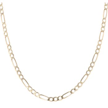 9ct Yellow Gold Figaro Chain 24"
