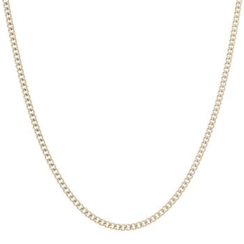 9ct Yellow Gold Curb Chain 20"