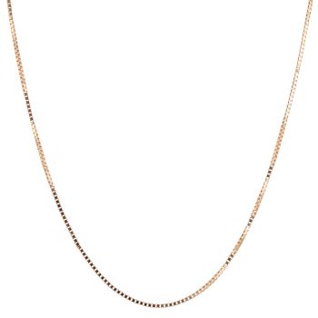 9ct Yellow Gold Box Chain 20"
