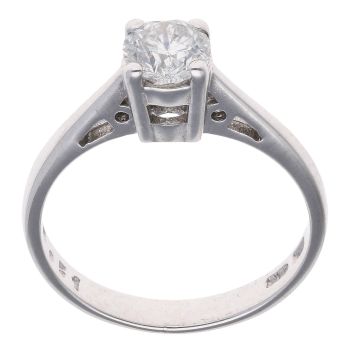 18ct White Gold 0.51ct Diamond Solitaire Ring