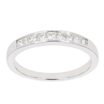 18ct White Gold Diamond Eternity Ring by Anya Belle