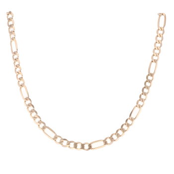 9ct Yellow Gold Figaro Chain 22"