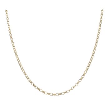9ct Yellow Gold Belcher Chain 18"