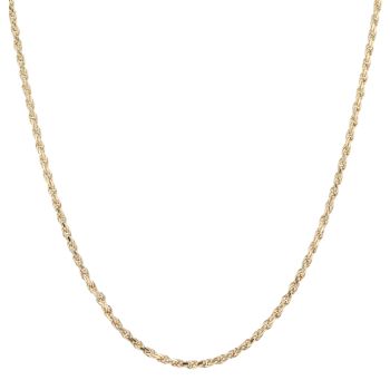 9ct Yellow Gold Rope Chain 18"