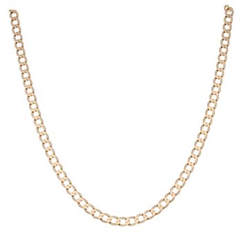 9ct Yellow Gold Curb Chain 20"