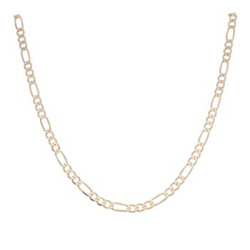 9ct Yellow Gold Figaro Chain 18"