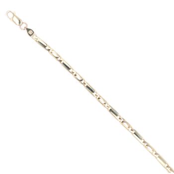 9ct Yellow Gold Fancy Bracelet 7.5"