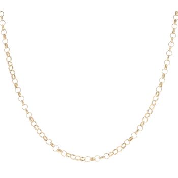 9ct Yellow Gold Belcher Chain 18"