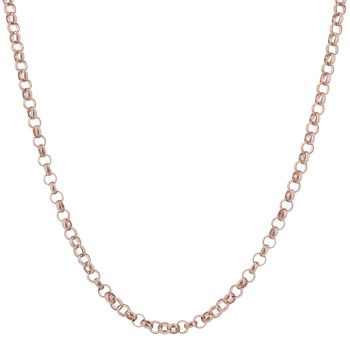 9ct Rose Gold Belcher Chain 28"