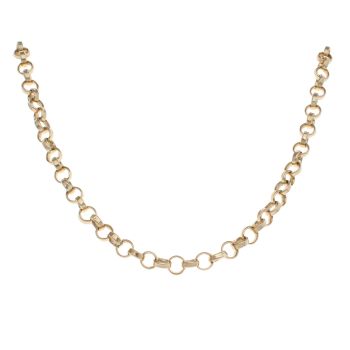 9ct Yellow Gold Belcher Chain 30"