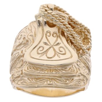 9ct Yellow Gold Saddle Ring