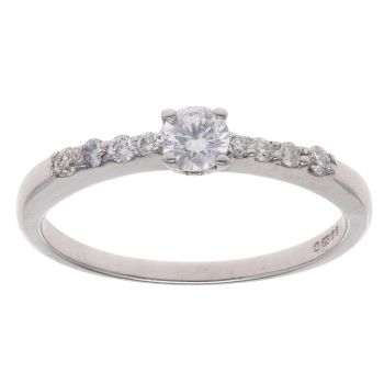18ct White Gold 0.45ct Diamond Solitaire Ring