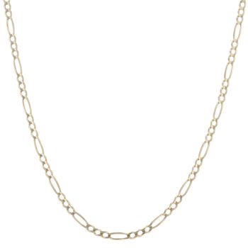 9ct Yellow Gold Figaro Chain 24"