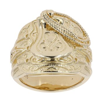 9ct Yellow Gold Saddle Ring