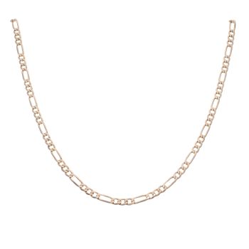 9ct Yellow Gold Figaro Chain 18"