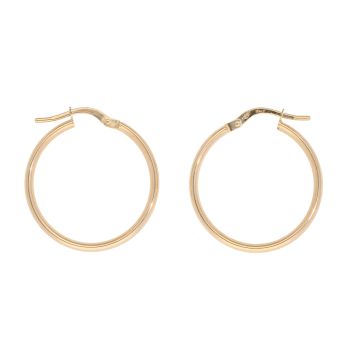 9ct Yellow Gold Hoop Earrings