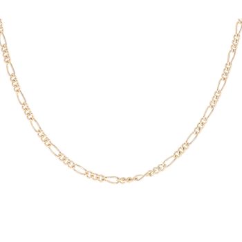 9ct Yellow Gold Figaro Chain 22"