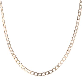 9ct Yellow Gold Curb Chain 20"