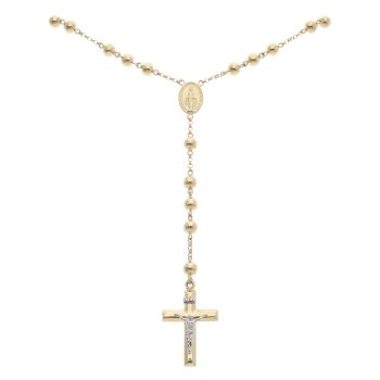14ct Yellow Gold Rosary Beads 24"