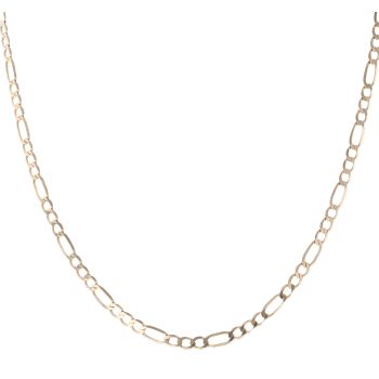 9ct Yellow Gold Figaro Chain 18"