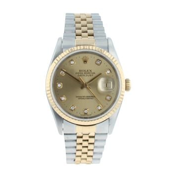 Rolex Datejust Pre Owned Watch Ref 16233