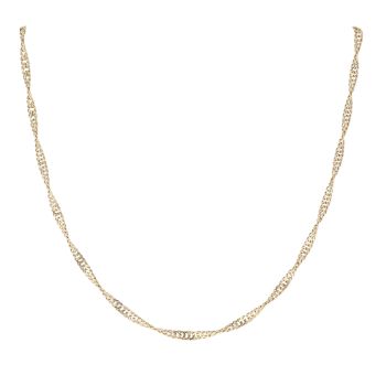 9ct Yellow Gold Twist Chain 20"