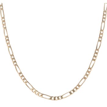 9ct Yellow Gold Figaro Chain 22"