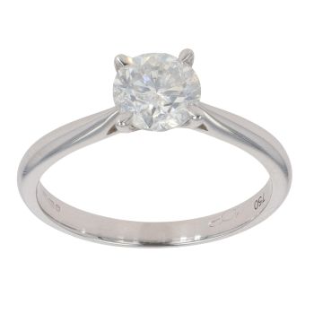 18ct White Gold 1.02ct Brilliant Cut Diamond Solitaire Ring