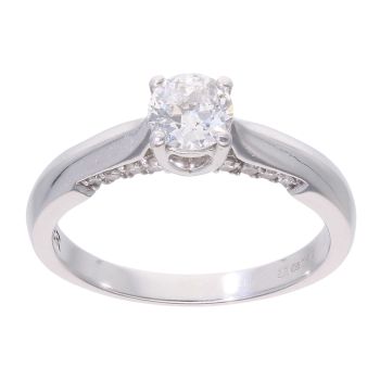 18ct White Gold 0.50ct Diamond Solitaire Ring