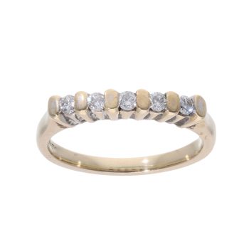 9ct Yellow Gold 5 Stone 0.20ct Diamond Ring