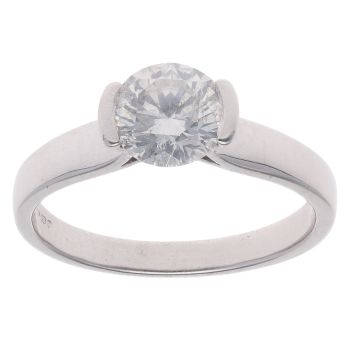 18ct White Gold 1.15ct Brilliant Cut Diamond Solitaire Ring