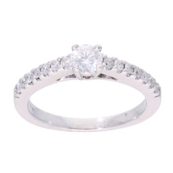 18ct White Gold 0.50ct Diamond Solitaire Ring