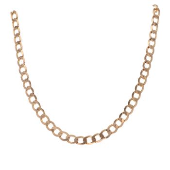 9ct Yellow Gold Curb Chain 20"