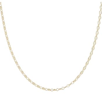 9ct Yellow Gold Button Chain 20"