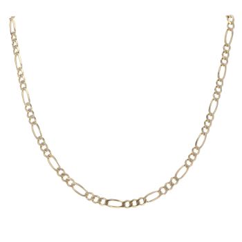 9ct Yellow Gold Figaro Chain 18"