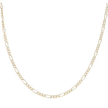 9ct Yellow Gold Figaro Chain 22"