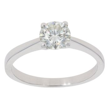 Platinum 0.85ct Diamond Solitaire Ring