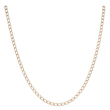 9ct Yellow Gold Curb Chain 18"