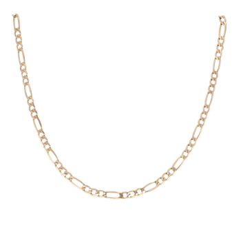 9ct Yellow Gold Figaro Chain 22"