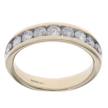 9ct Yellow Gold 0.75ct Diamond Eternity Ring