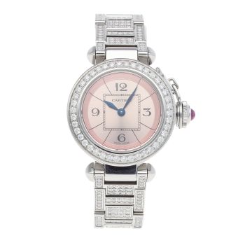 Cartier Custom Pasha Pre Owned Watch Ref 2973