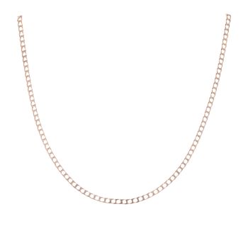 9ct Yellow Gold Curb Chain 18"