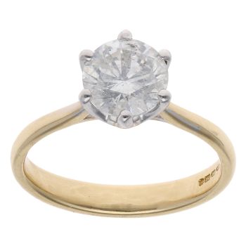 18ct Yellow Gold 1.50ct Diamond Solitaire Ring