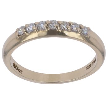 9ct Yellow Gold 0.20ct Diamond Eternity Ring