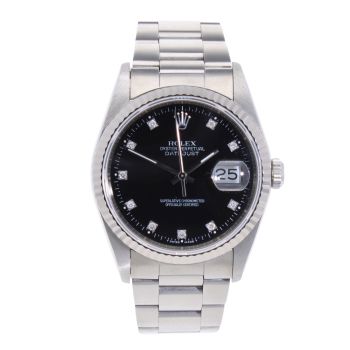 Rolex Datejust Pre Owned Watch Ref 16234